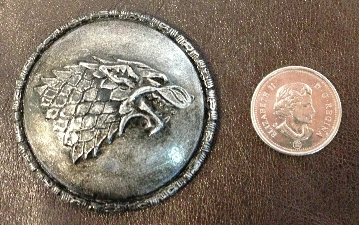 Game of Thrones Inspired House Stark Sigil Badge