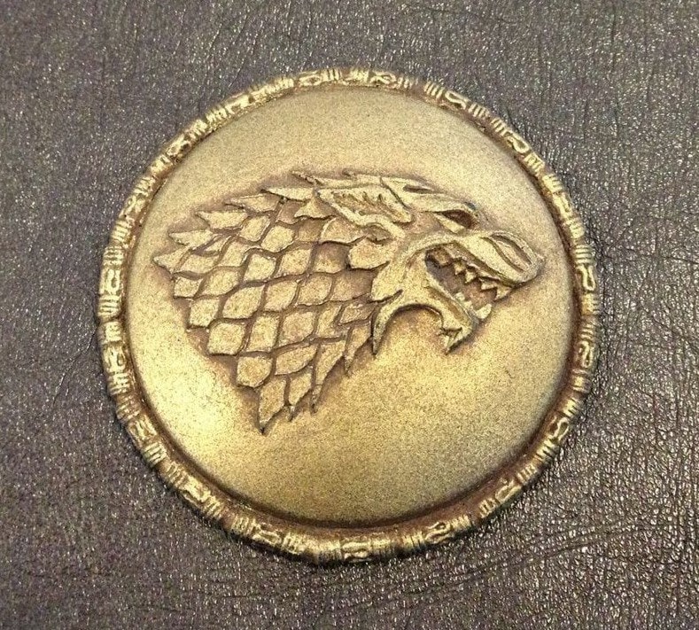 Game of Thrones Inspired House Stark Sigil Badge