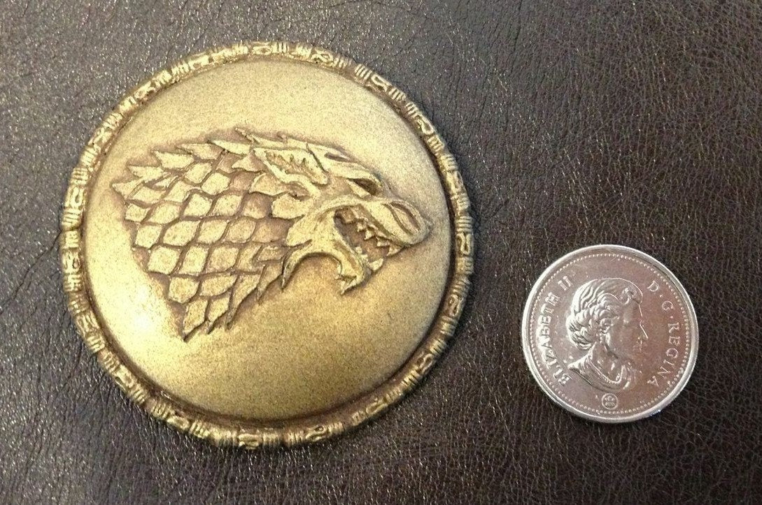 Game of Thrones Inspired House Stark Sigil Badge