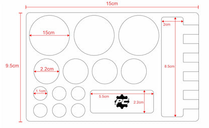 Ultimate Reusable Silicone Paint Palette!